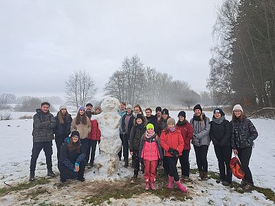 2022 Vánoční schůzka a zdobení stromečku pro zvířátka